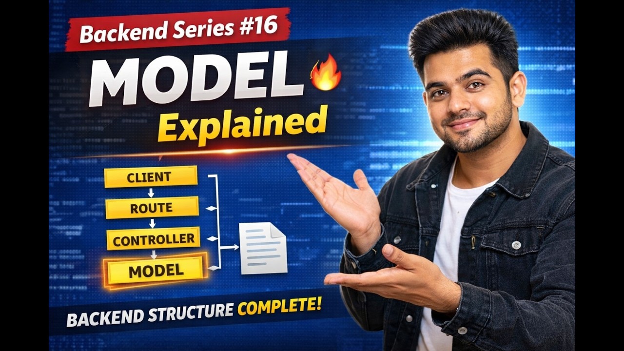 Ab Backend Real Ban Raha Hai 😎 | Model Explained Step-by-Step