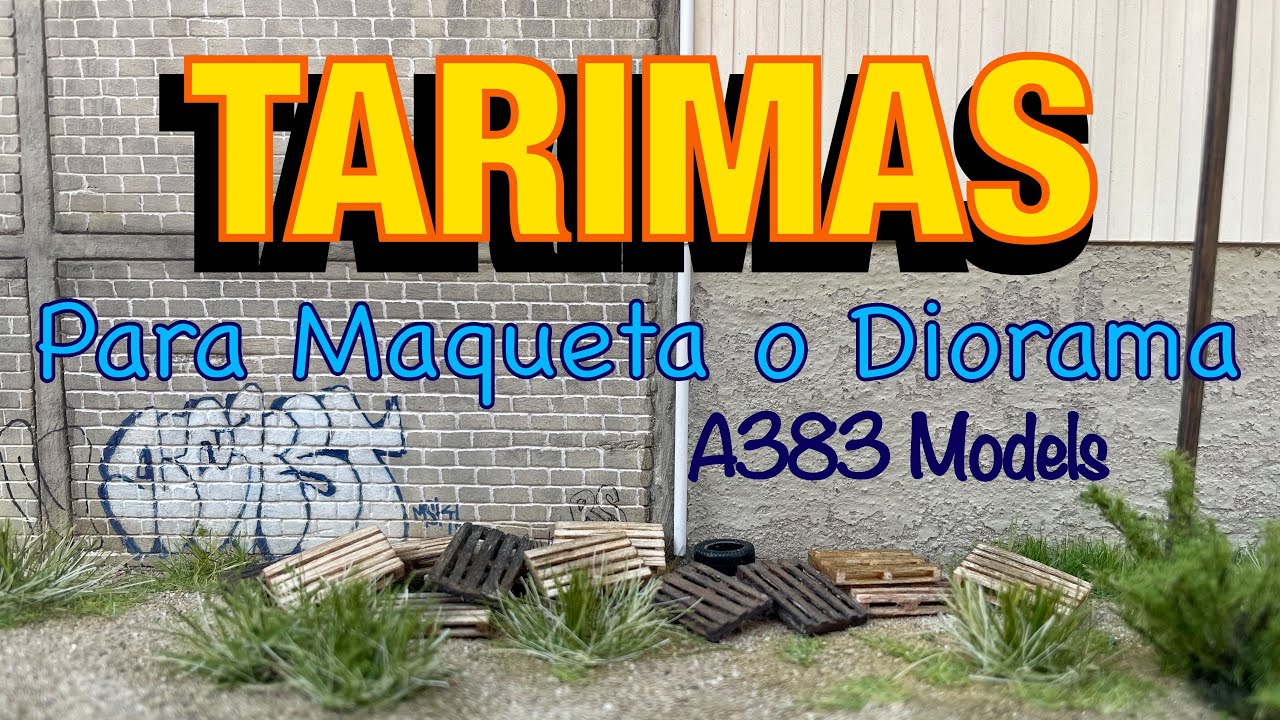 Palets o Tarimas a escala para tu MAQUETA o Diorama