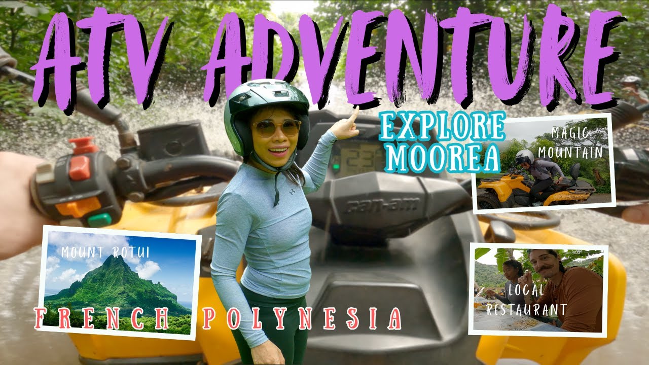 Moorea ATV Adventure 🏍️💨: Unpaved & Unforgettable 🌺🌴 #FrenchPolynesia #OffroadParadise
