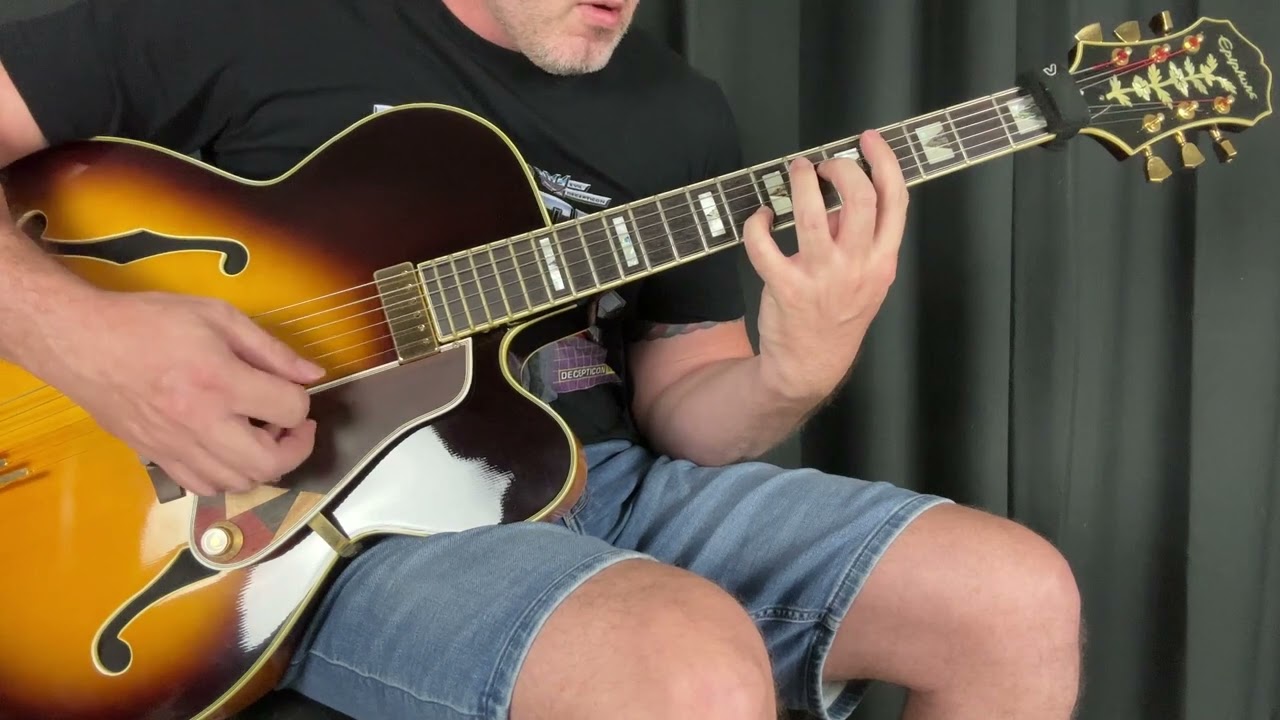 Let It Snow! - Jazz Guitar Chord/Melody Arrangement