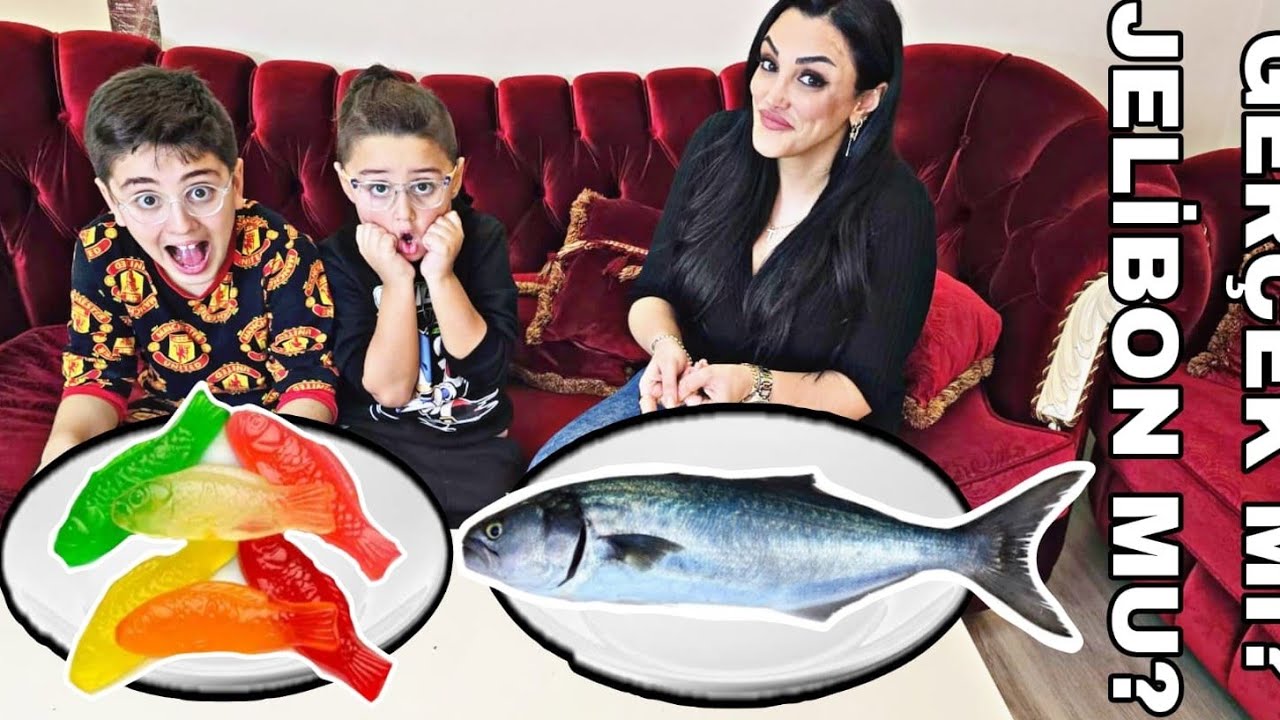 JELİBON Vs GERÇEK YEMEK YARIŞMASI !!