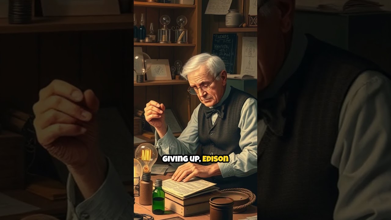 Thomas Edison &ndash; Thousands of Failures Before Inventing the Light Bulb