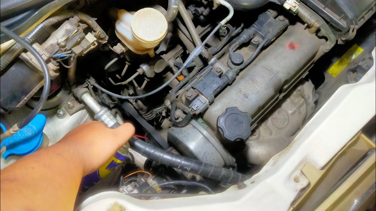 How to remove fan belt noise from Maruti Suzuki WagonR VXI and other cars at home