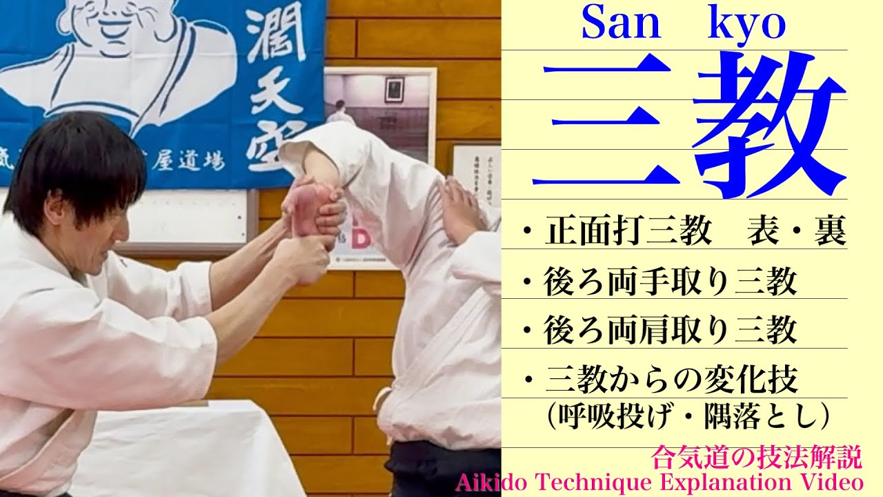 合気道 技法解説動画その12（三教）