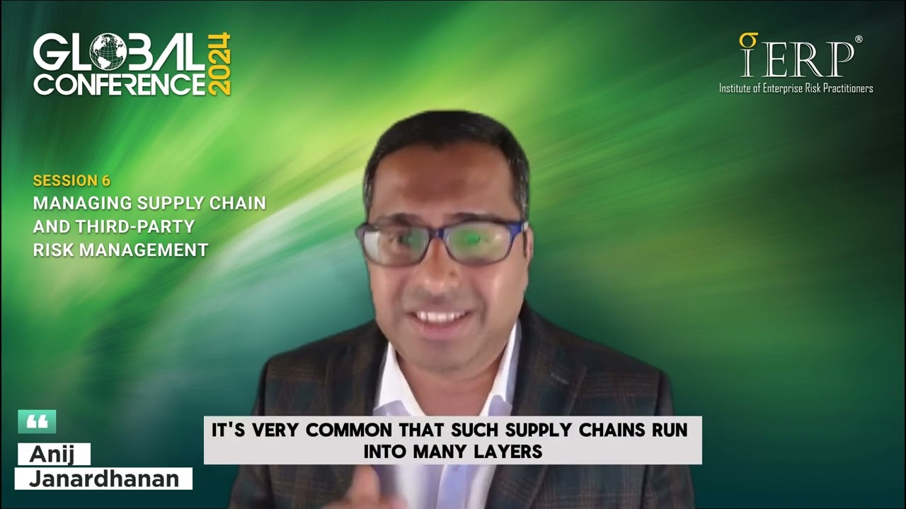 IERP Global Conference 2024 - Speaker's Intro - Anij Janardhanan, Senior Director, ERM, Dayforce