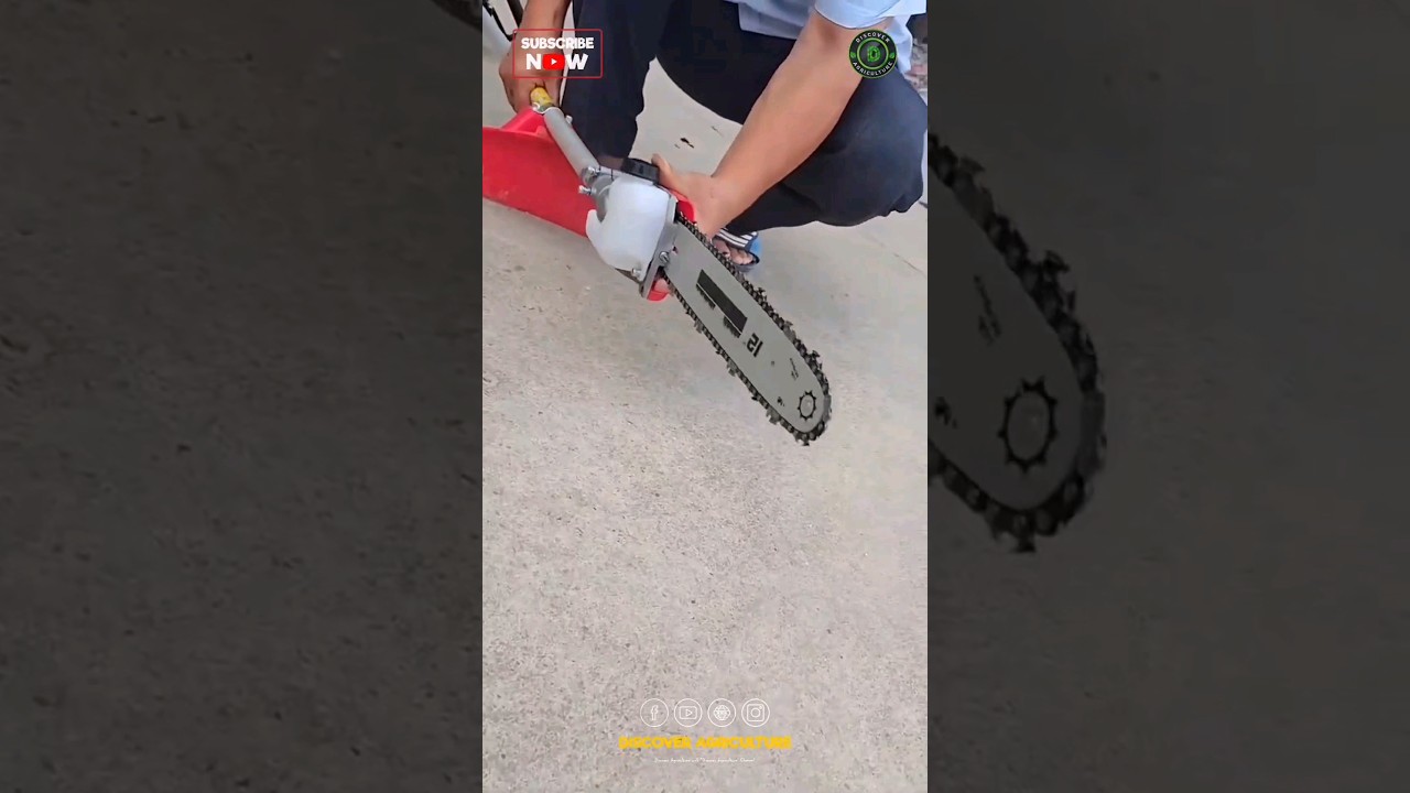 Brush Cutter Chainsaw Attachment 😱