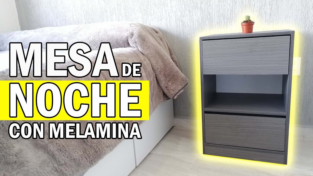 MESA DE NOCHE CON MELAMINA | LEOMAN