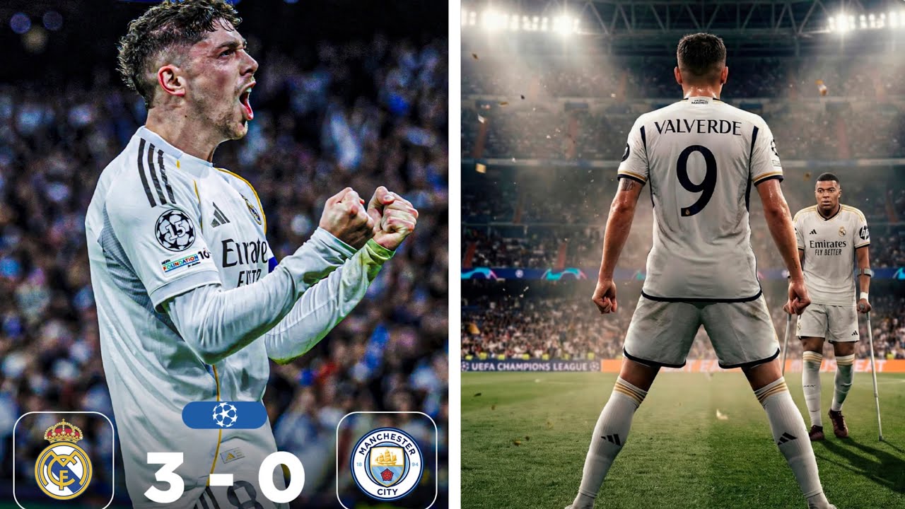 REAL MADRID 3-0 MAN CITY TRIPLÉ DE VALVERDE ! PEP EST DEPASSÉ !