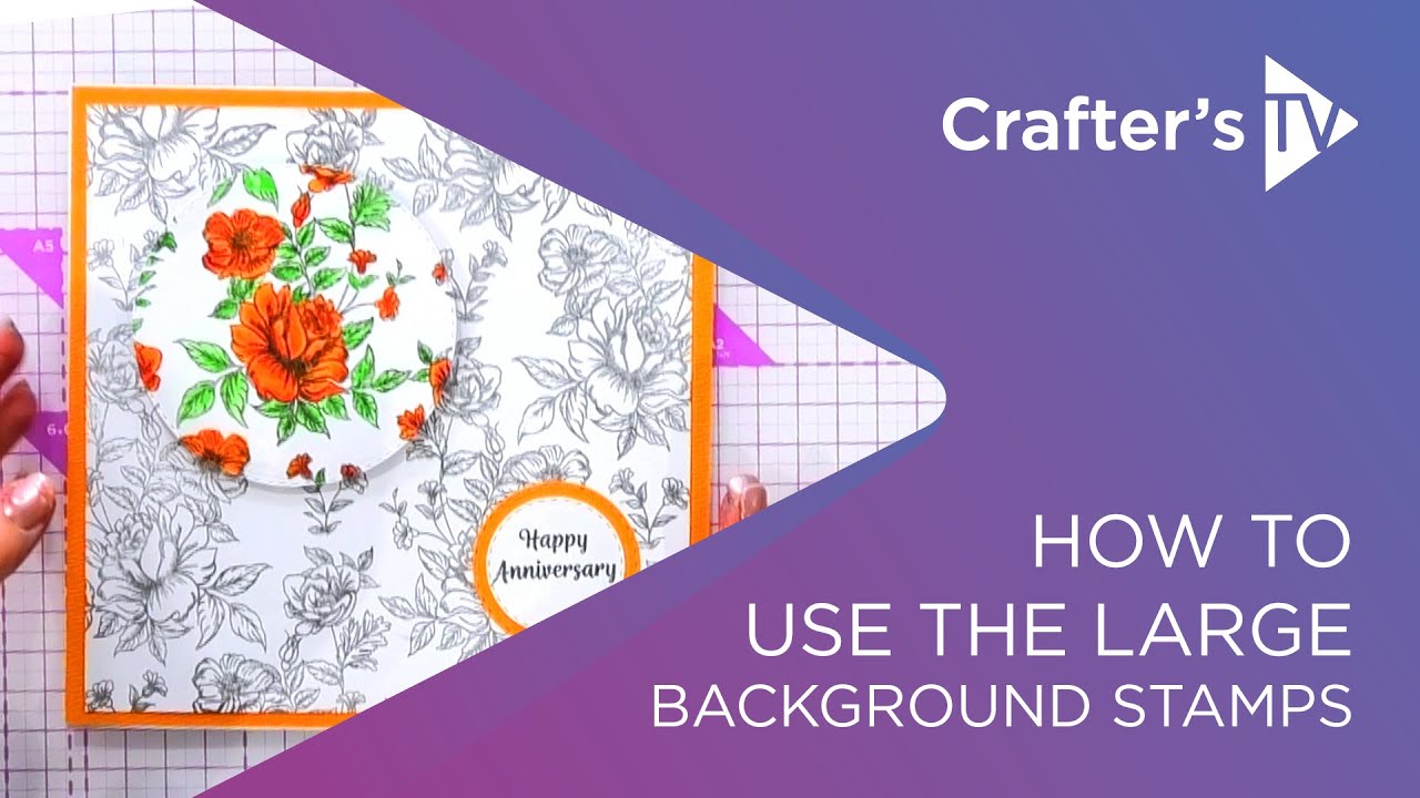 How to use the Large Background Stamps