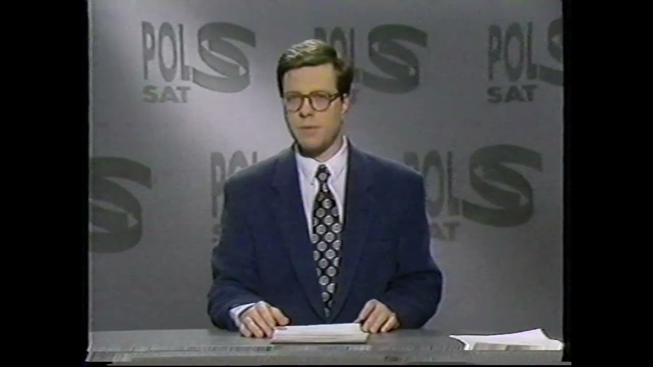 Polsat fragment informacji z 26 stycznia 1994 roku