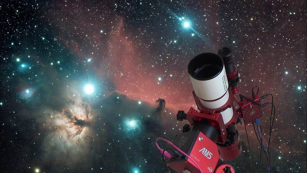 IC434 Horsehead and M42 Orion Live Stack with Askar FRA400 and ASiair.