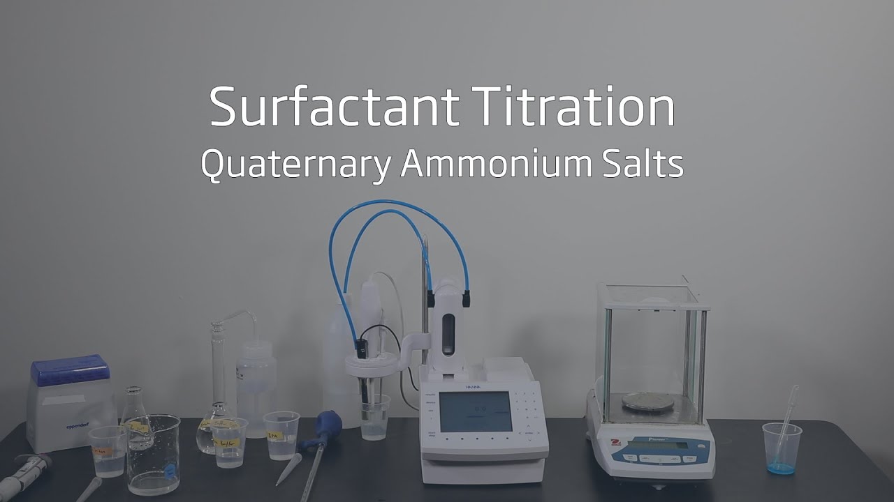 Quaternary Ammonium Salts Titration Analysis