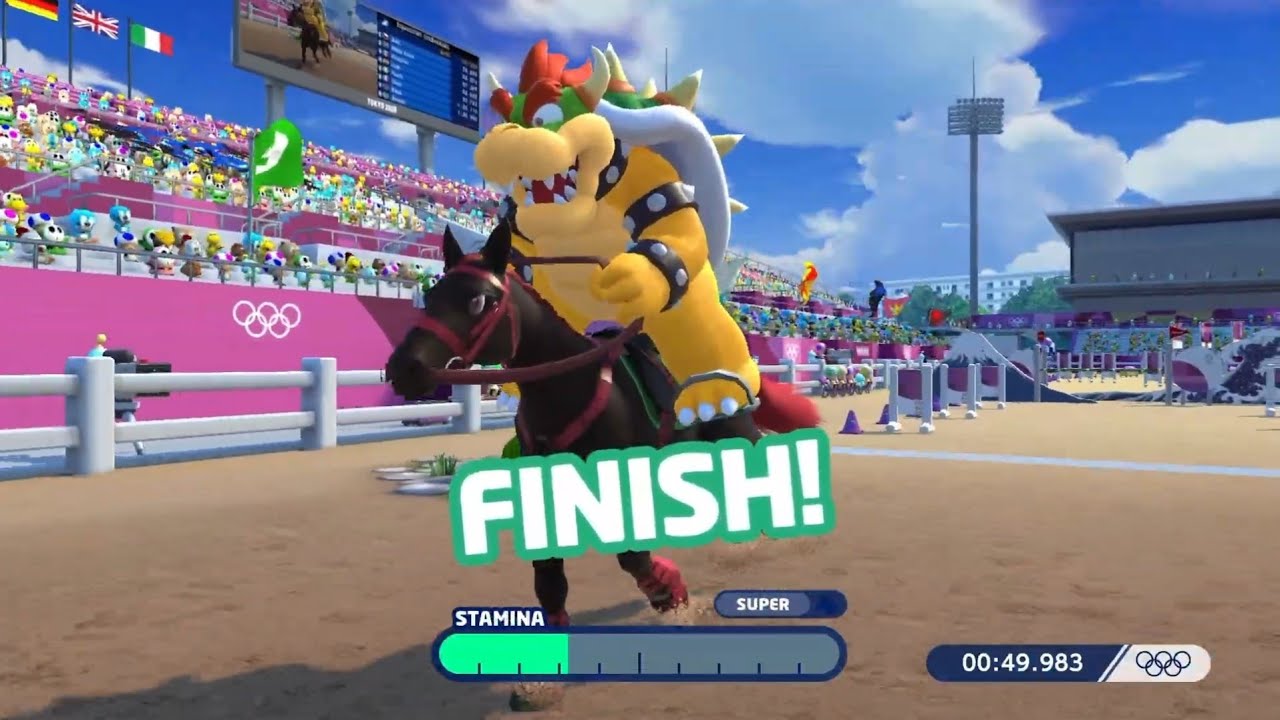 49.983s (PB) Equestrian Jumping (Bowser) Mario & Sonic at the Olympic Games Tokyo 2020 (Switch 2)