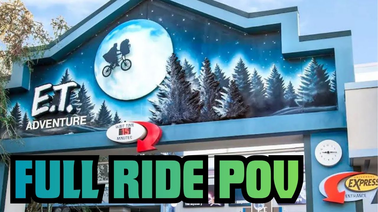 E.T. Adventure Ride 4K POV &ndash; Universal Studios Florida | Classic Dark Ride 