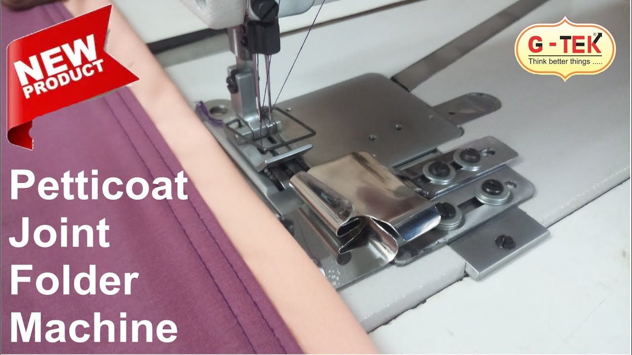 Fabric Jointing Folder For  Silai Machine , Petticoat , Parkar , Chania  Folder For Silai Machine