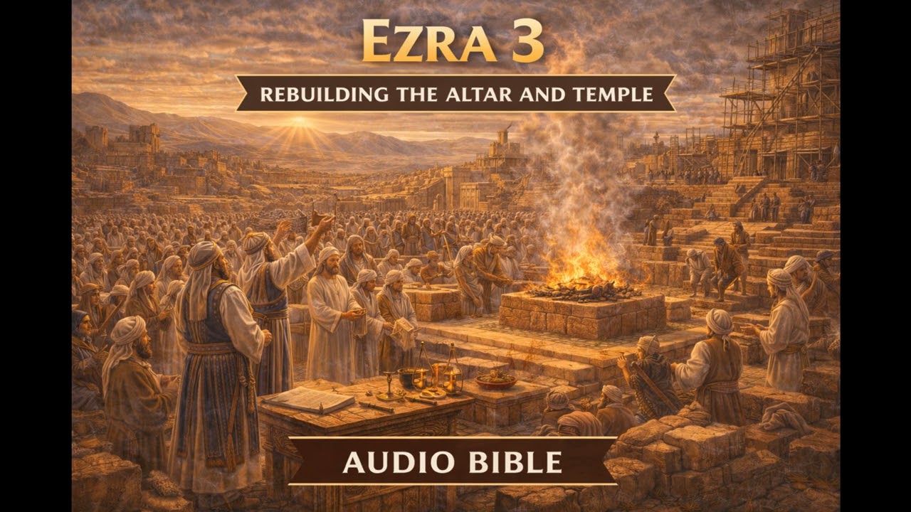 📖 Ezra 3 (Audio Bible) | The Altar Rebuilt | Worship Restored