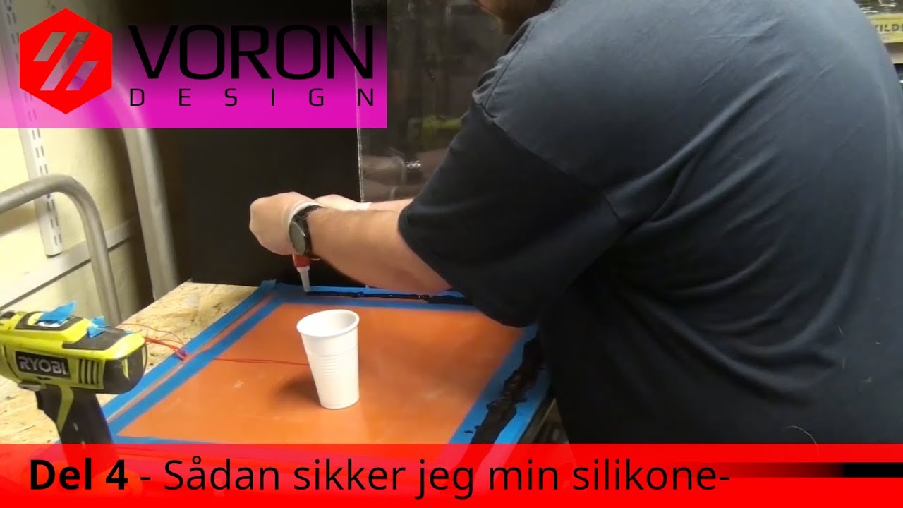 Del 4 - Sådan sikrer jeg min silikone-varmemåtte  - Lad os da bygge en voron 2.4 DK