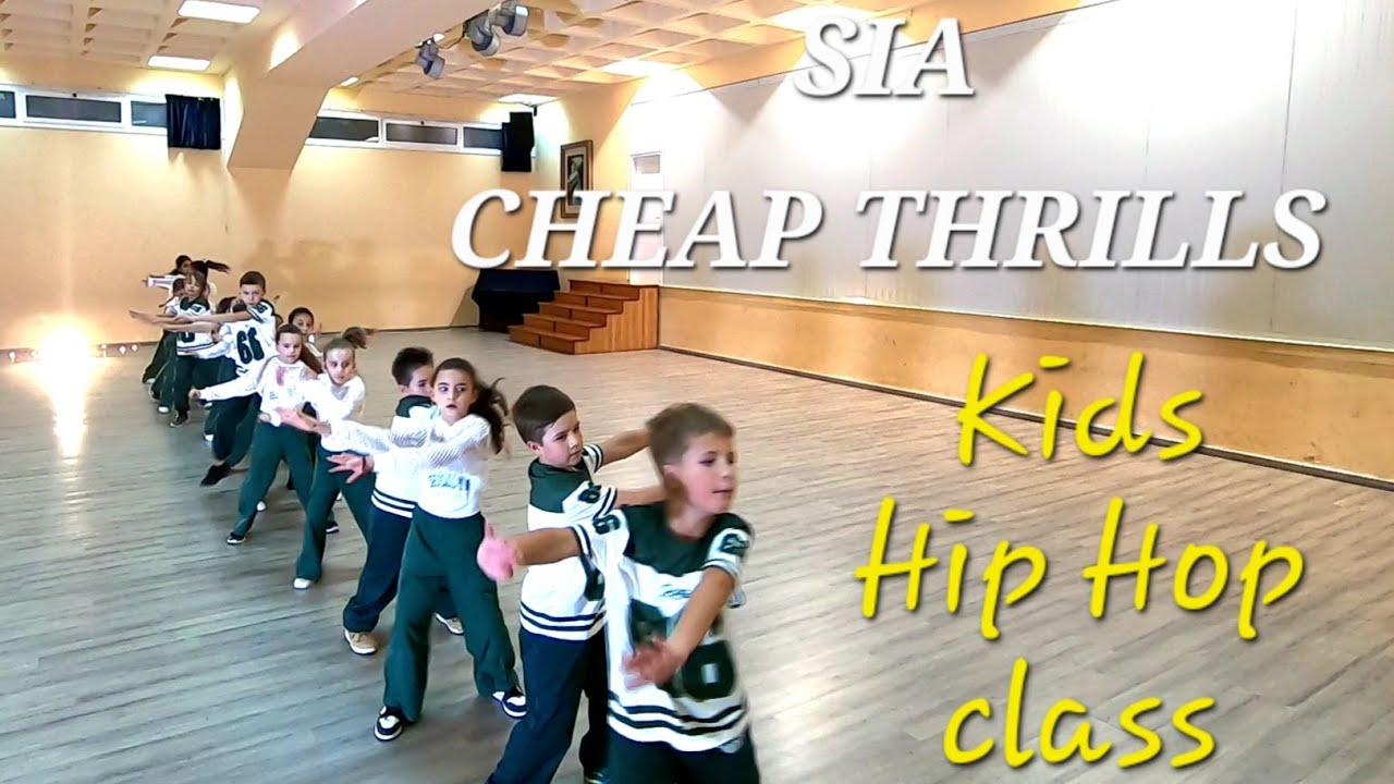 SIA CHEAP THRILLS DANCE CHOREOGRAPHY FOR KIDS HIP HOP DANCE. Dance Video Cheap Thrills Kids Class.