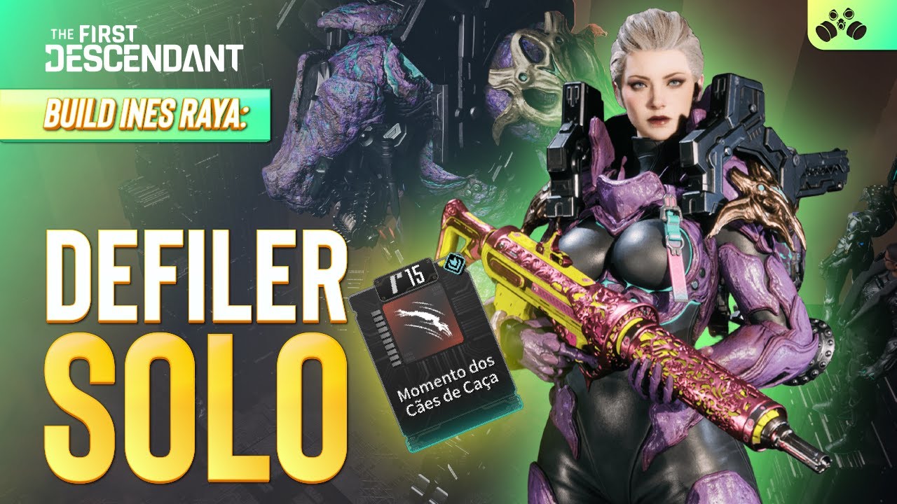 Build Ines Raya para Solar o Defiler em The First Descendant, farme os Vouchers e pegue sua skin!