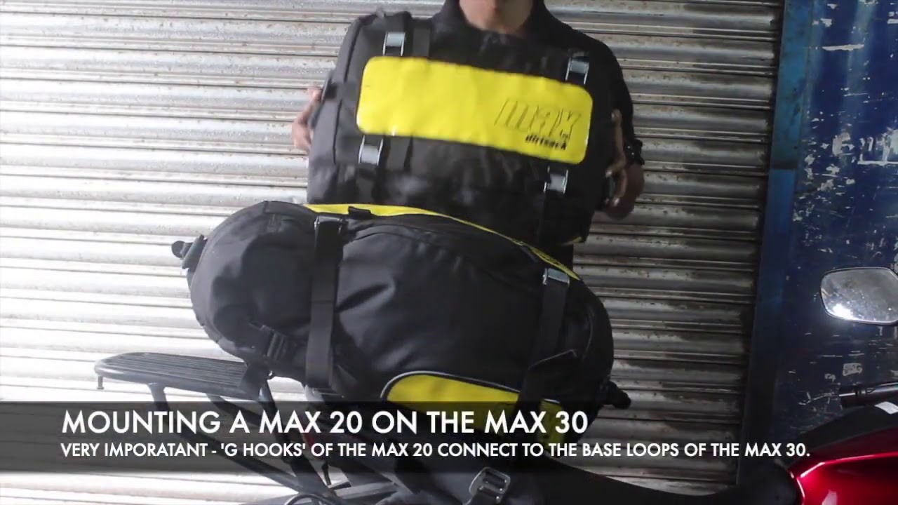 Dirtsack Max: Mounting with Under Seat Anchors