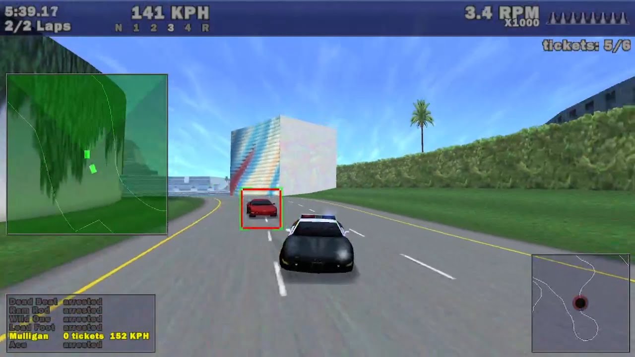 NFS III: Hot Pursuit [PC] | Pursuit Chevrolet Corvette | Hometown & Atlantica