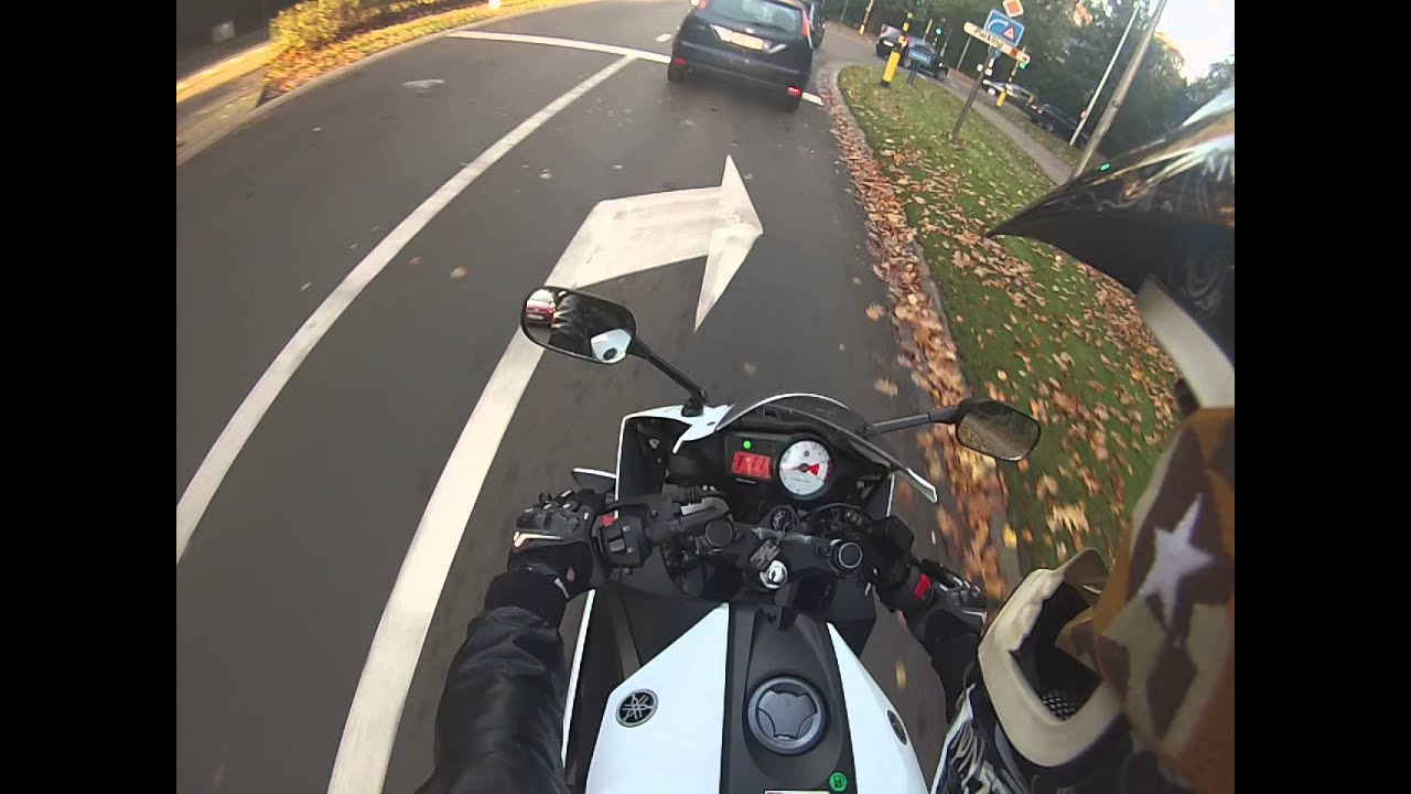 First ride with my Yamaha YZF R125 2013