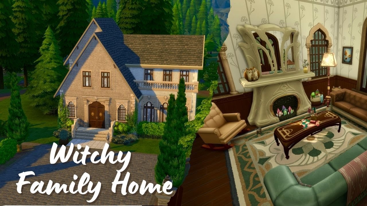 Witchy Family Home 🔮 - The Sims 4 Speed Build