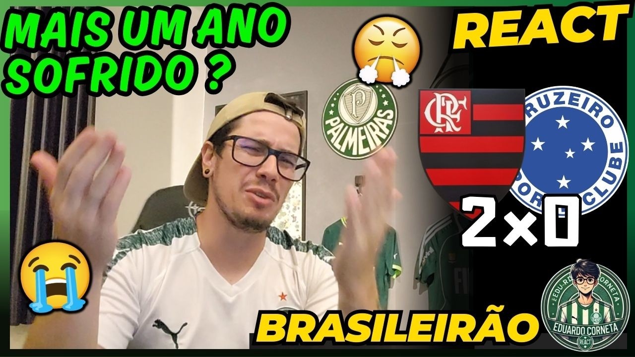 MENGÃO VENCE COM TRANQUILIDADE E SEGUE EM BUSCA DA LIDERANÇA! REACT FLAMENGO 2x0 CRUZEIRO