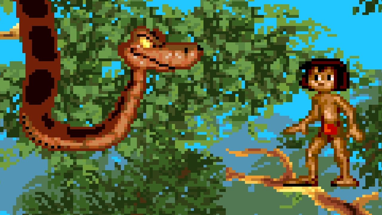 The Jungle Book (SNES) gameplay 4K