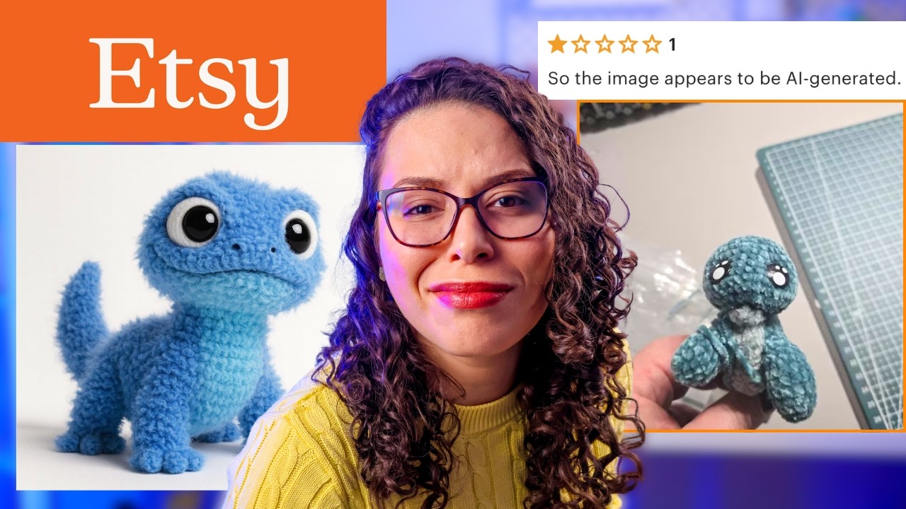Скандал с использованием ИИ для создания схем вязания крючком на Etsy 😱