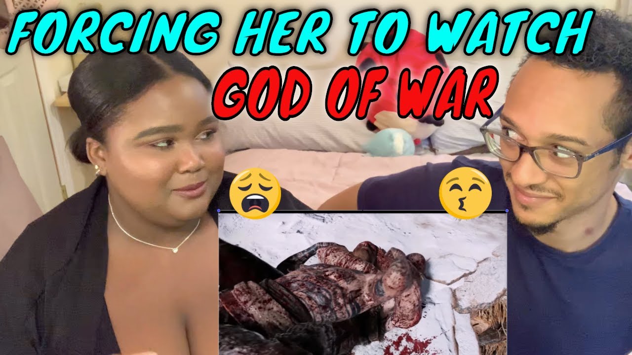 Реакция на кат-сцены God of War 4 || Заставляю свою девушку смотреть God of War 4. Реакция пары |...