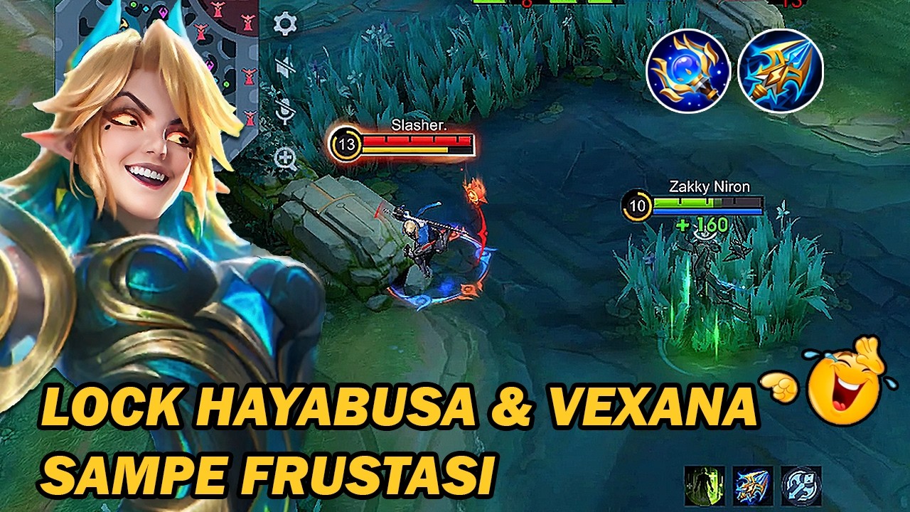 EUDORA MODE SEMAK!! LOCK HAYABUSA & VEXANA SI PALING JAGO SAMPE KESAL‼️- MLBB