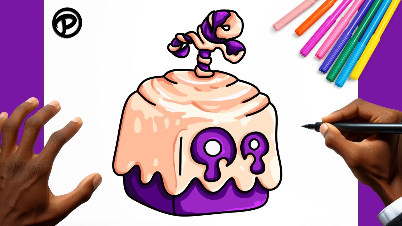 COMO DESENHAR A DOUGH DO BLOX FRUIT