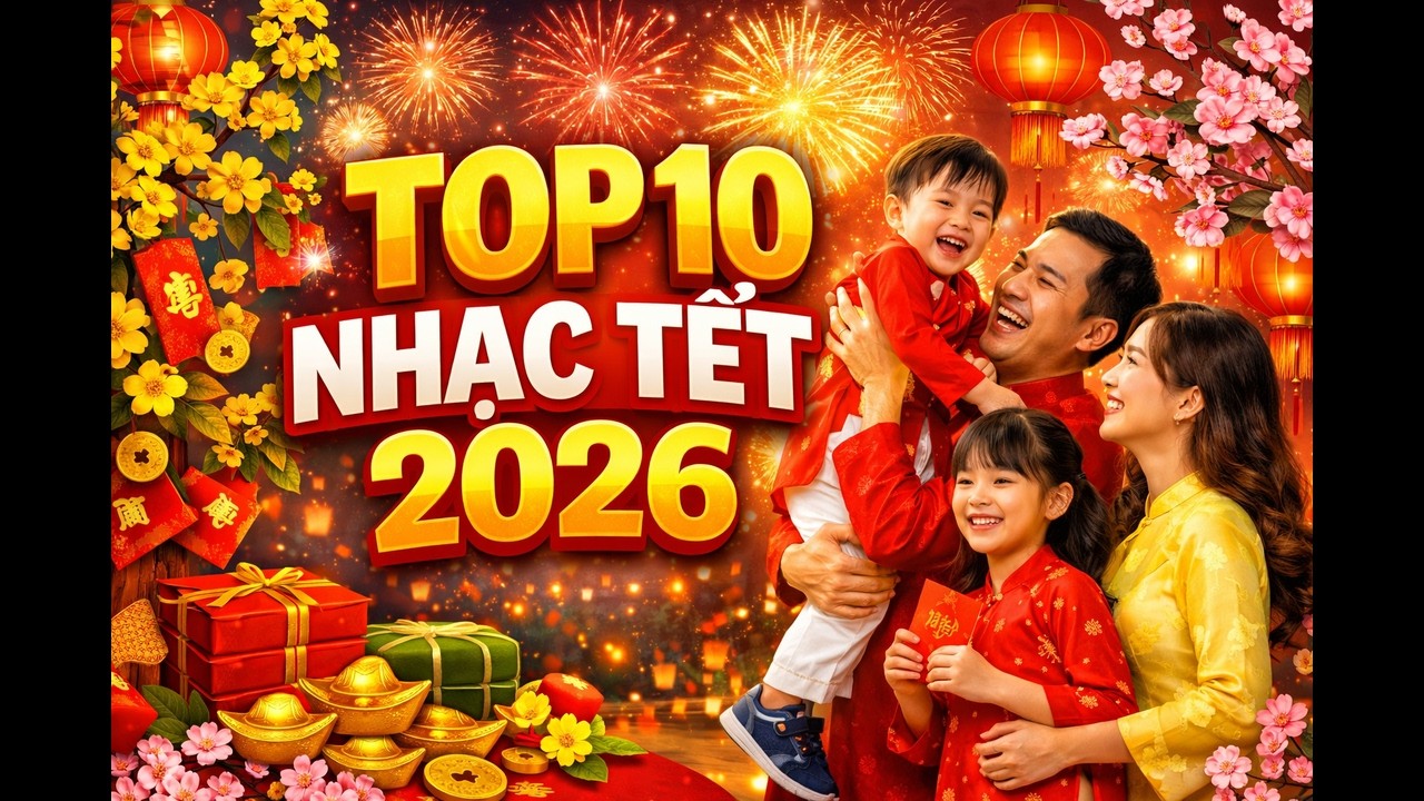 TOP 10 NHẠC TẾT 2026 🧧 Những Bài Hát Tết Hay Nhất – Best Playlist Không Khí Xuân Ngập Tràn 🎆