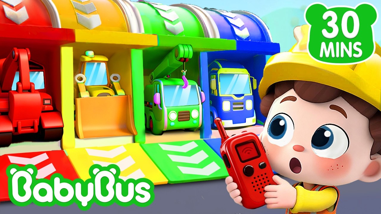 As Rodas das Máquinas Giram e Giram | Carro para Crianças | Músicas Infantis | Sim! Neo | BabyBus
