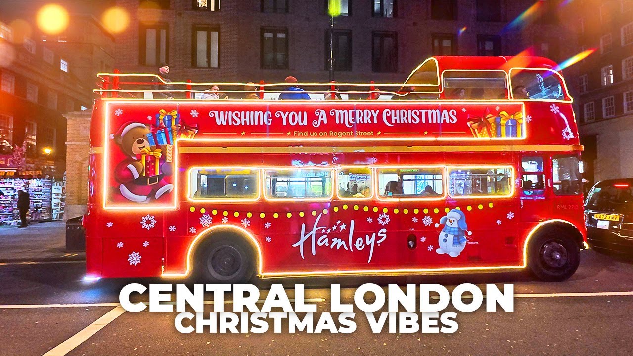 London Christmas Walk 🎄 Marylebone to Oxford Street & St Christopher’s Place | December 2025