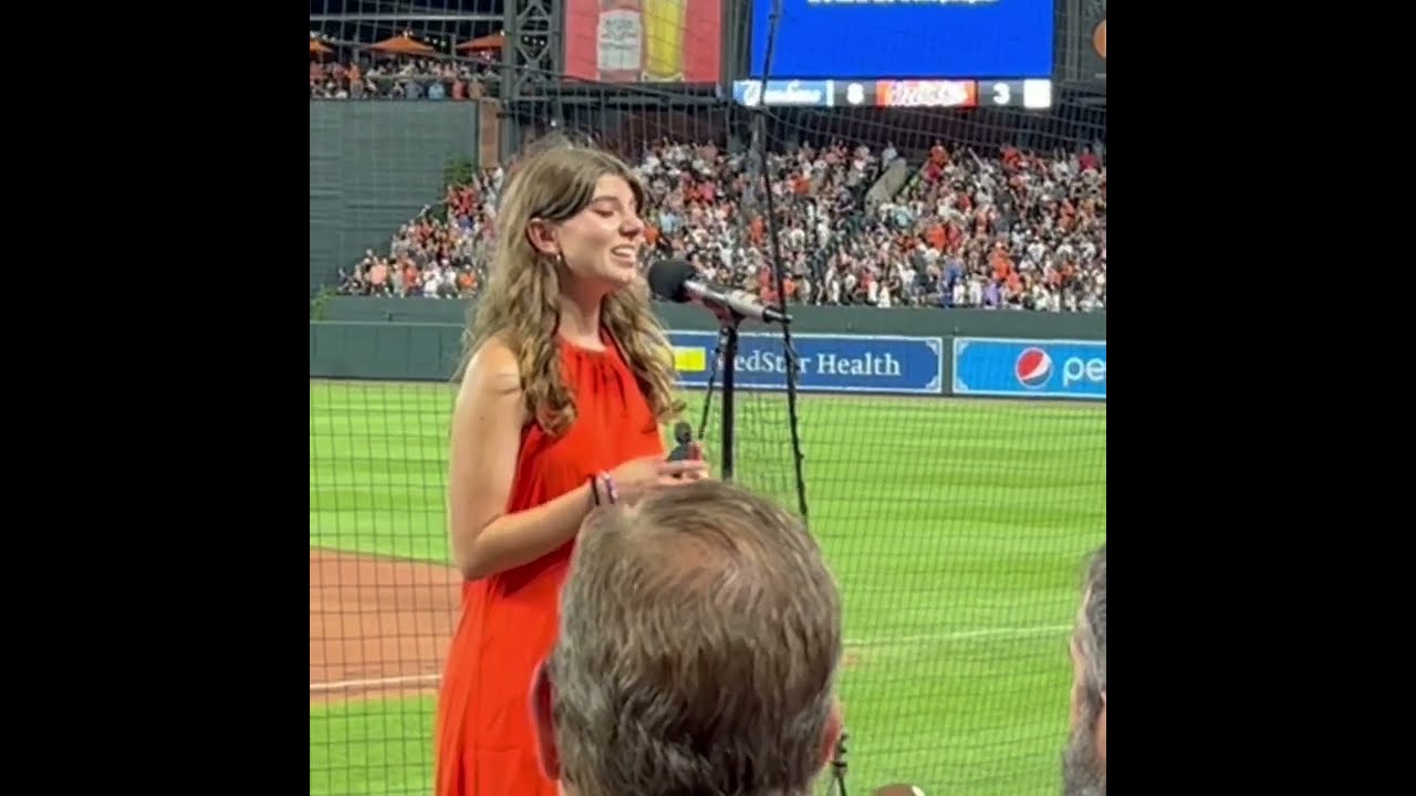 Karlee Ryce &ldquo;America The Beautiful&rdquo; at Oriole Park at Camden Yards July 29th