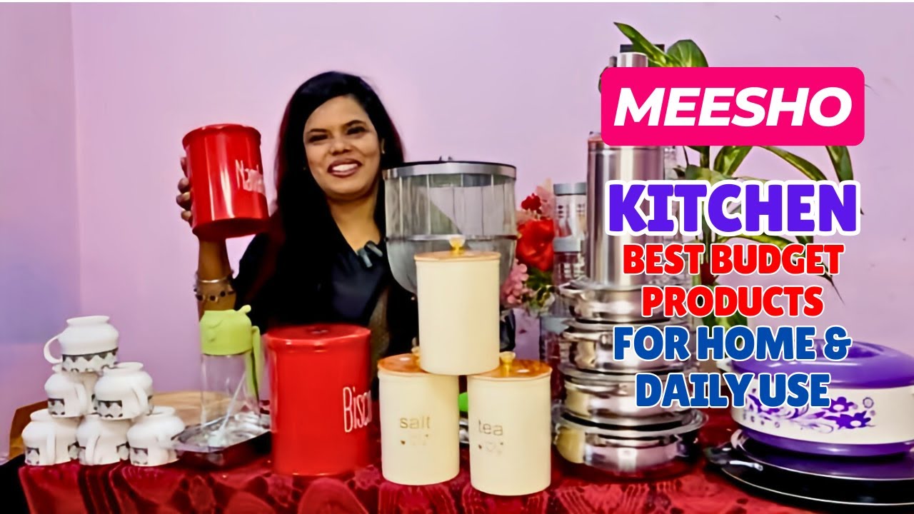 Meesho Best Budget Products for Home & Daily Use | Smart Storage, Cookware Essentials Kitchen Haul
