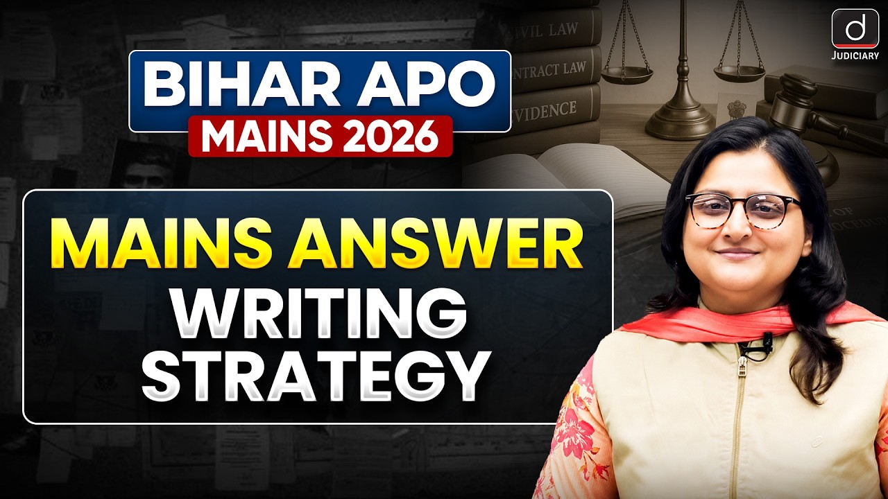 Bihar APO Mains 2026 | Answer Writing Strategy | Drishti Judiciary