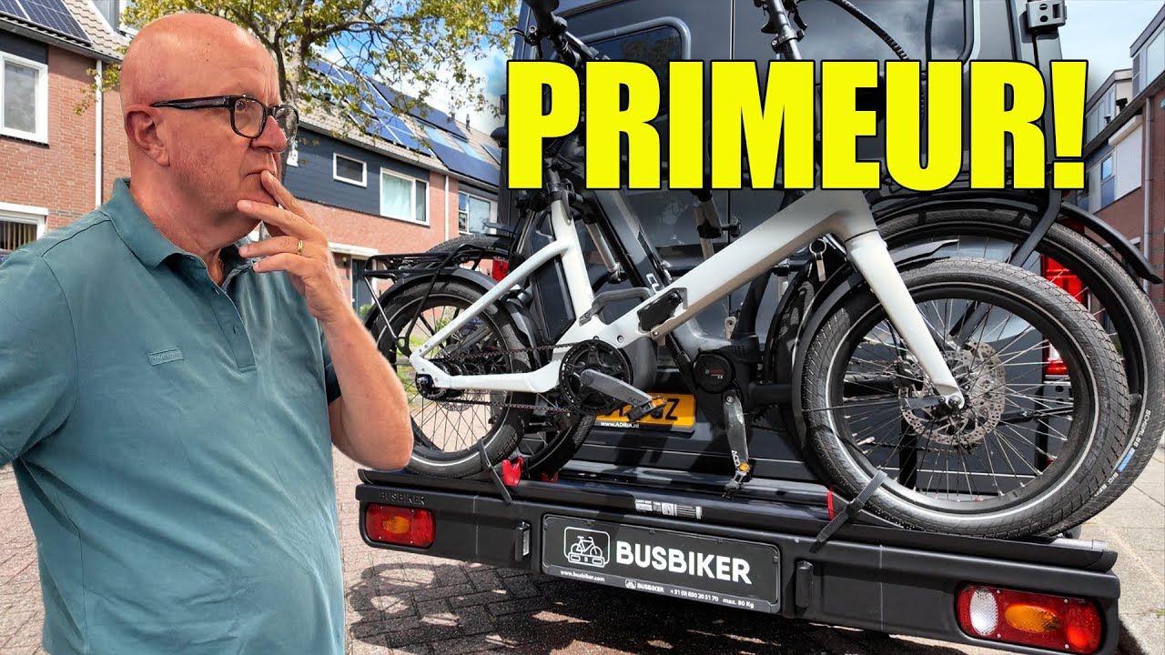 Hoe doet Busbiker dit? 1 fietsendrager voor VW, MAN, MERCEDES en FORD - Campingtrend