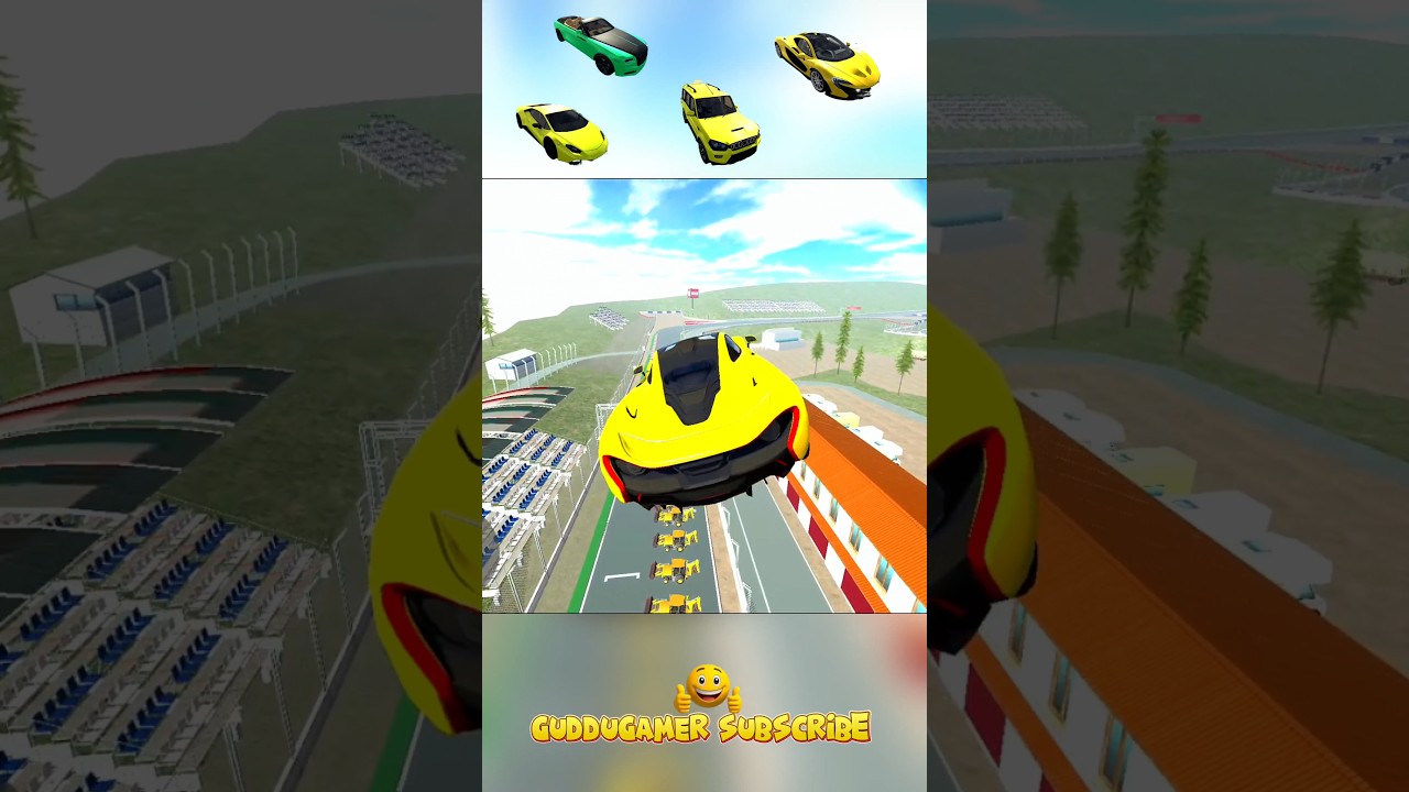 Jcb vs Car Stunt 💥 | Challenge Video indian bike Driving 3D 🤩 | #indianbikedriving3d #gta