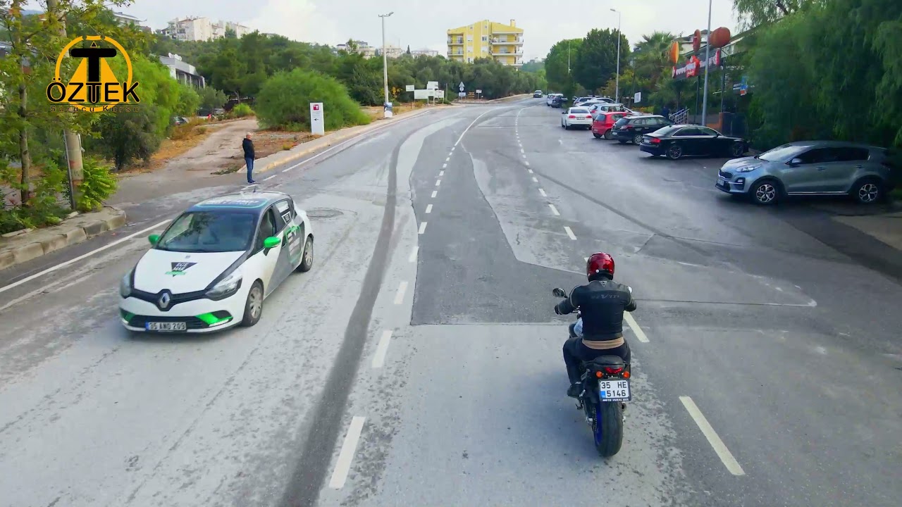 MOTOSİKLET SINAV PARKURU .. EVKA 3...ÖZTEK SÜRÜCÜ KURSU