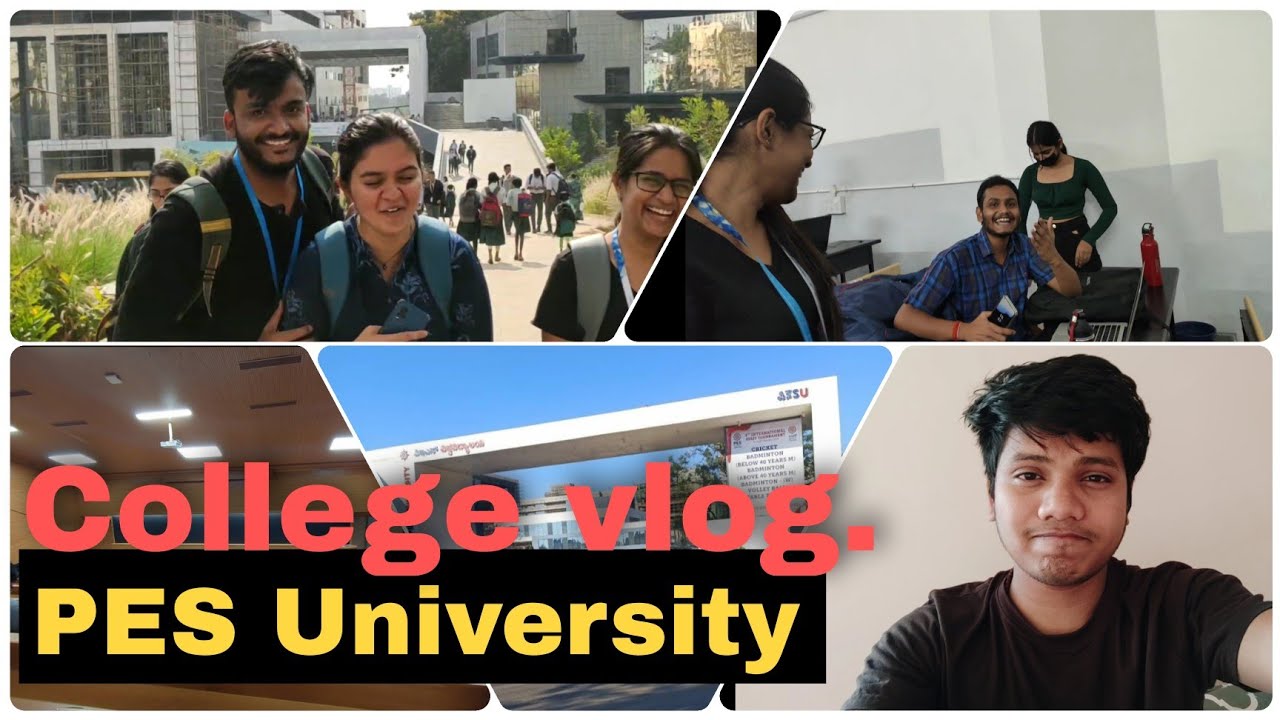 College Vlog ✨ | Day in My Life | PES University, Bengaluru |  @ItsAbhiVlog