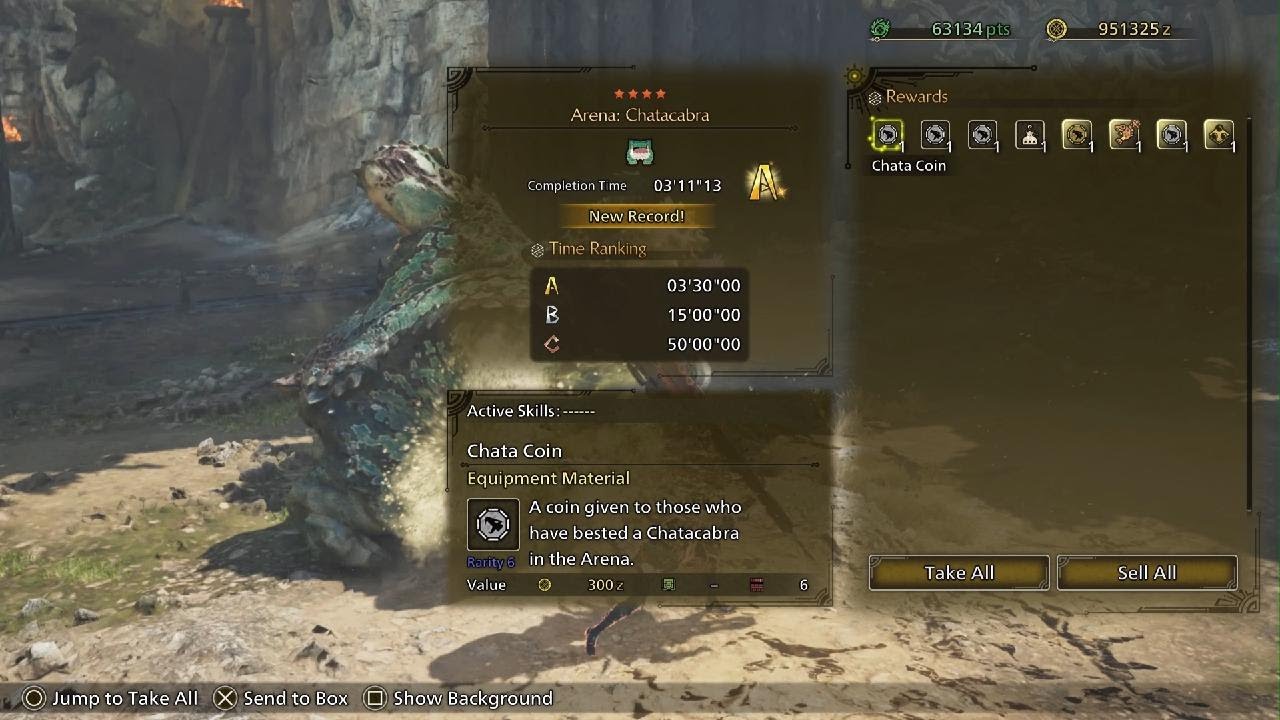 Monster Hunter Wilds Arena Chatacabra Hunting Horn A Rank (3:11)