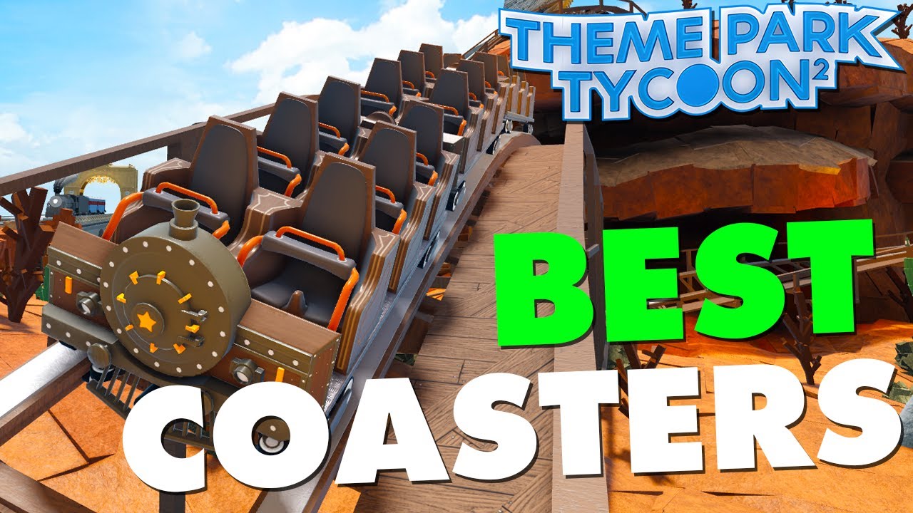 My 10 *BEST* Rollercoasters In Theme Park Tycoon 2!