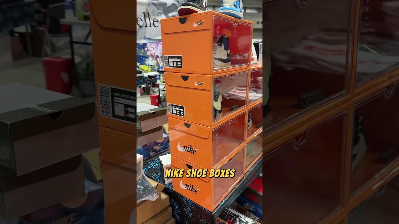Only in Japan. Found these during @sneakercon_jp Tokyo. Official Nike shoe display cases.