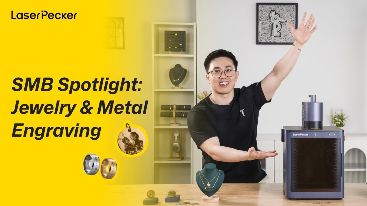 SMB Spotlight: Jewelry & Metal Engraving with LaserPecker LP5 Safeguard