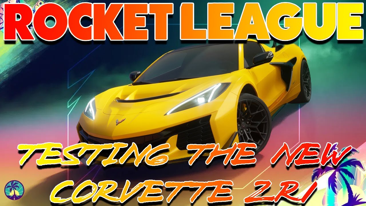Rocket League: Testing Out The Corvette ZR1