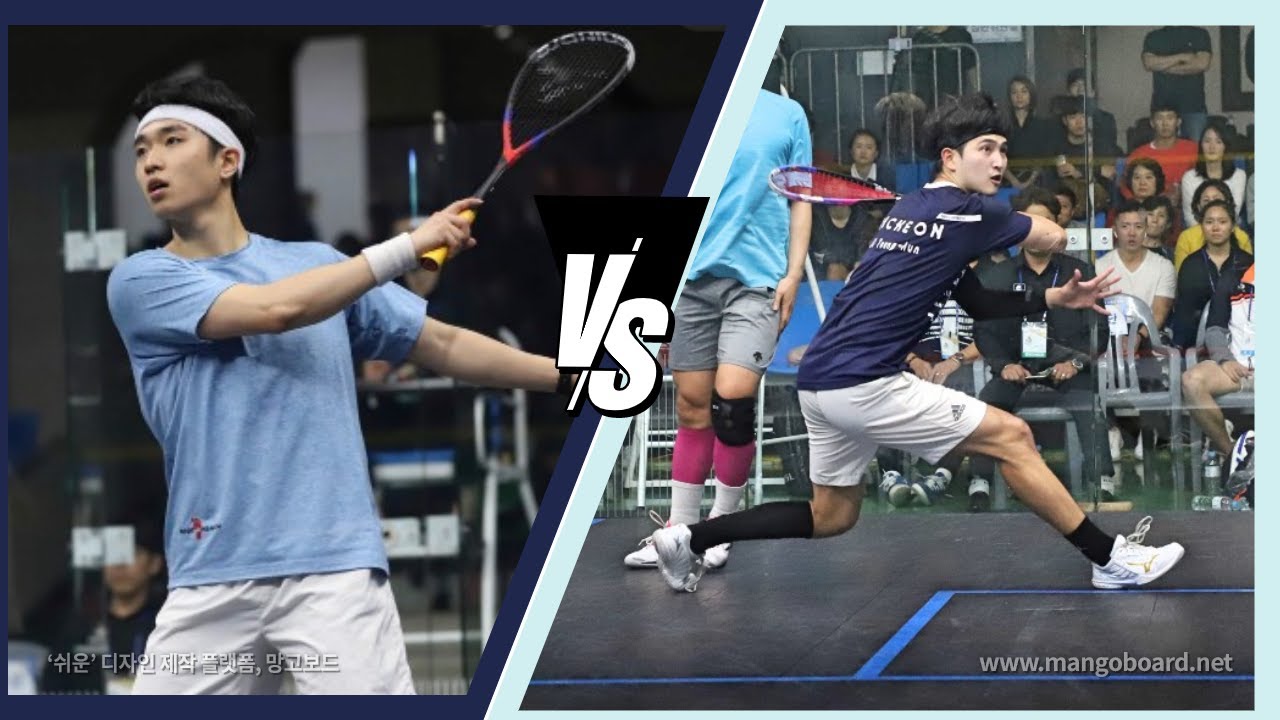 [스쿼시 하이라이트 해설] 고영조 vs 조영훈 (한국체대 졸업후 일반부 실업팀에서 만나다!!)