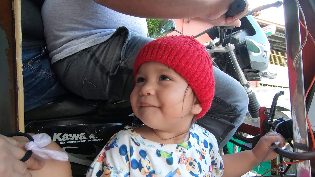 Philippines, Bulacan, tricycle ride from DLC III to SM